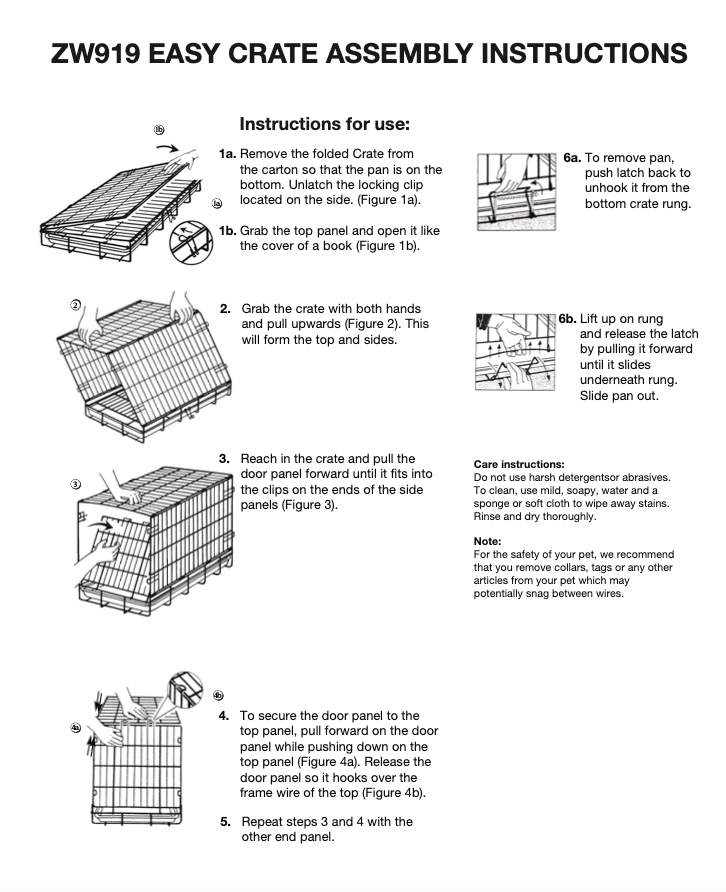 Eazy Crates Instructions